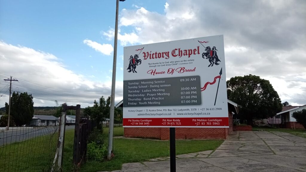 church sign